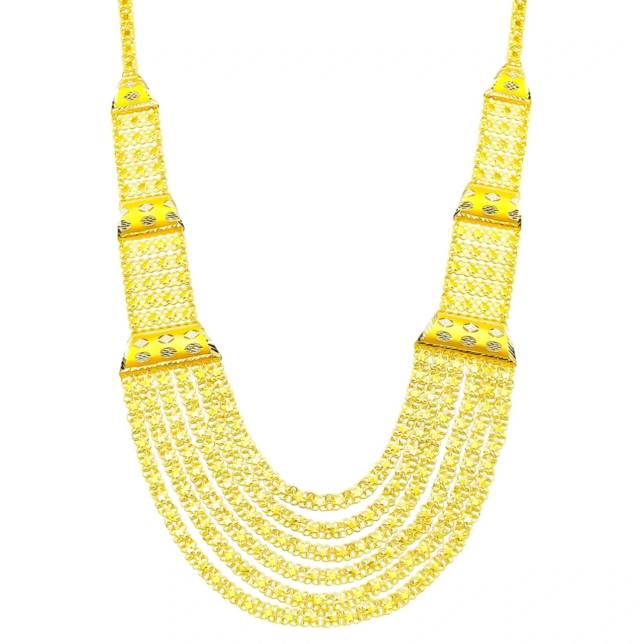 6 Sıra Urfa Akıtma 14 Ayar Altın Gerdanlık